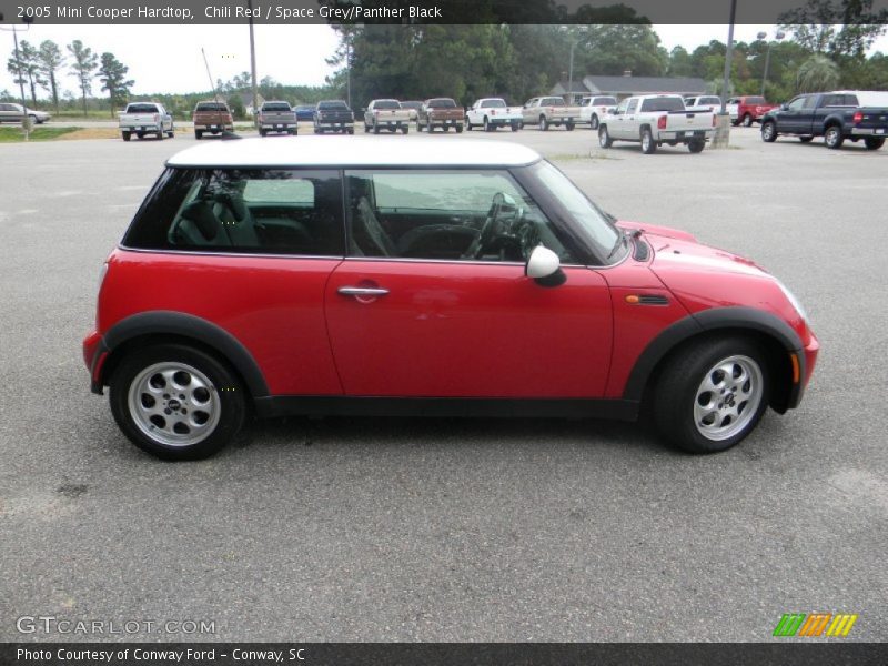 Chili Red / Space Grey/Panther Black 2005 Mini Cooper Hardtop