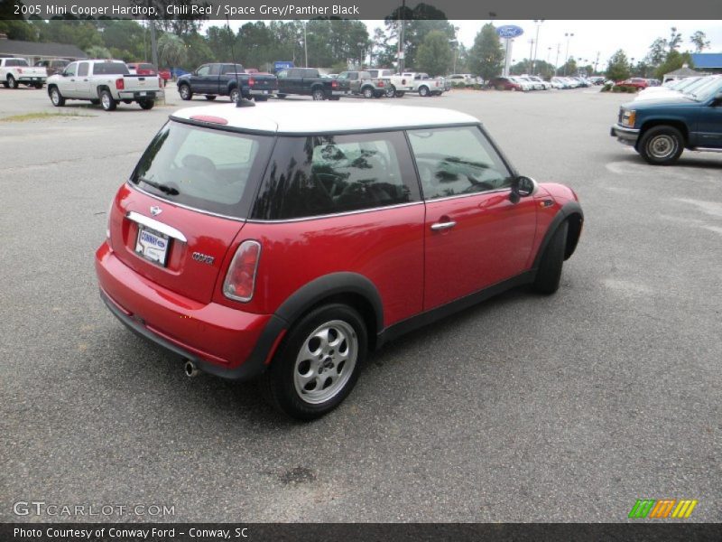 Chili Red / Space Grey/Panther Black 2005 Mini Cooper Hardtop