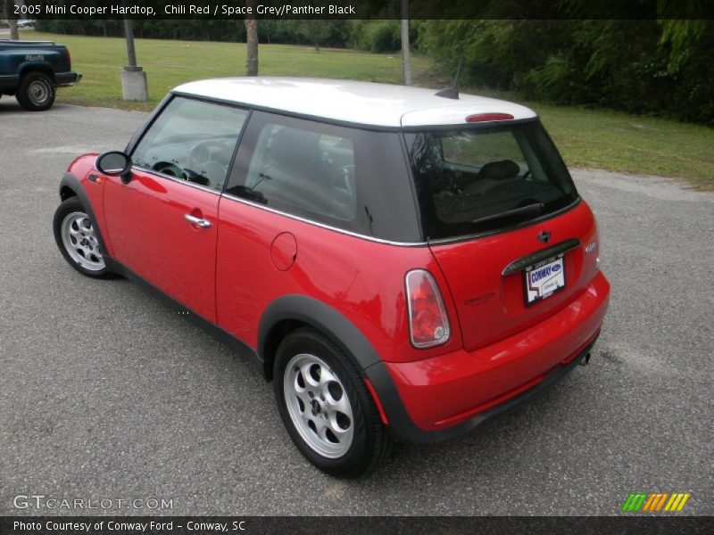 Chili Red / Space Grey/Panther Black 2005 Mini Cooper Hardtop