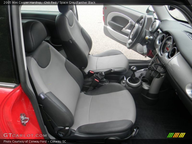 Chili Red / Space Grey/Panther Black 2005 Mini Cooper Hardtop