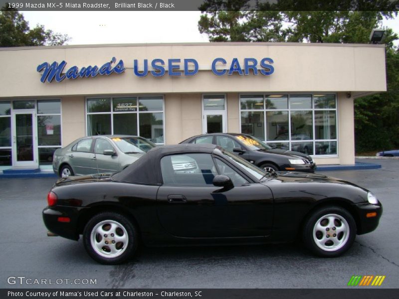 Brilliant Black / Black 1999 Mazda MX-5 Miata Roadster