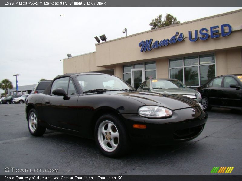 Brilliant Black / Black 1999 Mazda MX-5 Miata Roadster