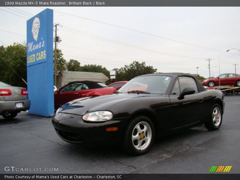 Brilliant Black / Black 1999 Mazda MX-5 Miata Roadster