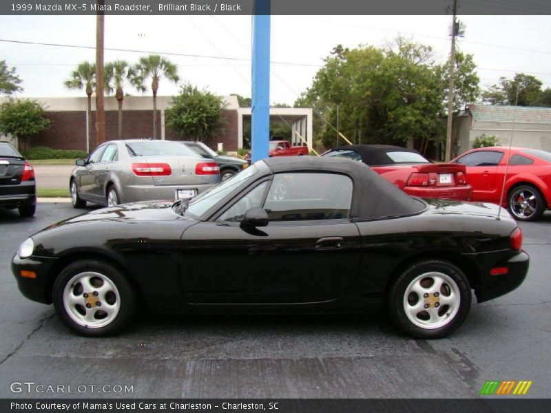 Brilliant Black / Black 1999 Mazda MX-5 Miata Roadster