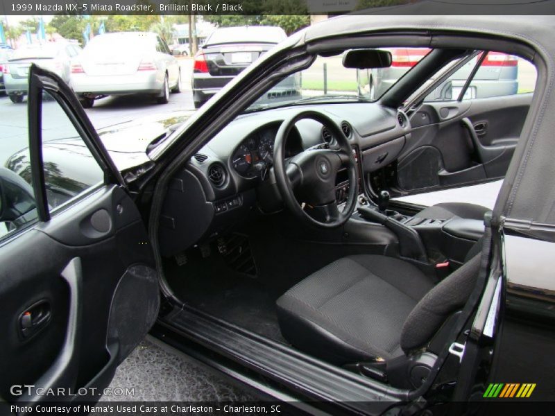 Brilliant Black / Black 1999 Mazda MX-5 Miata Roadster