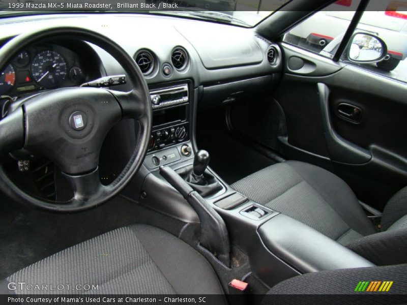 Brilliant Black / Black 1999 Mazda MX-5 Miata Roadster