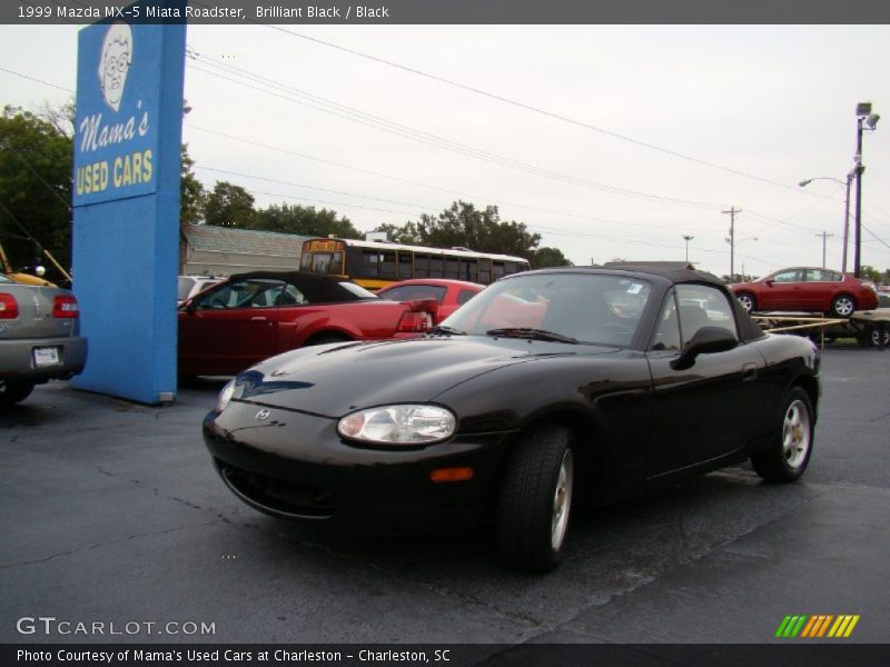 Brilliant Black / Black 1999 Mazda MX-5 Miata Roadster