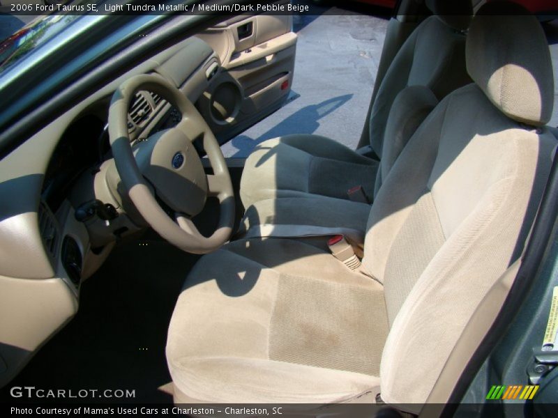 Light Tundra Metallic / Medium/Dark Pebble Beige 2006 Ford Taurus SE