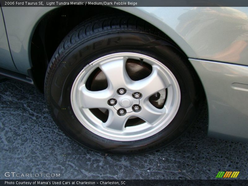 Light Tundra Metallic / Medium/Dark Pebble Beige 2006 Ford Taurus SE