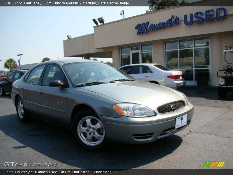 Light Tundra Metallic / Medium/Dark Pebble Beige 2006 Ford Taurus SE