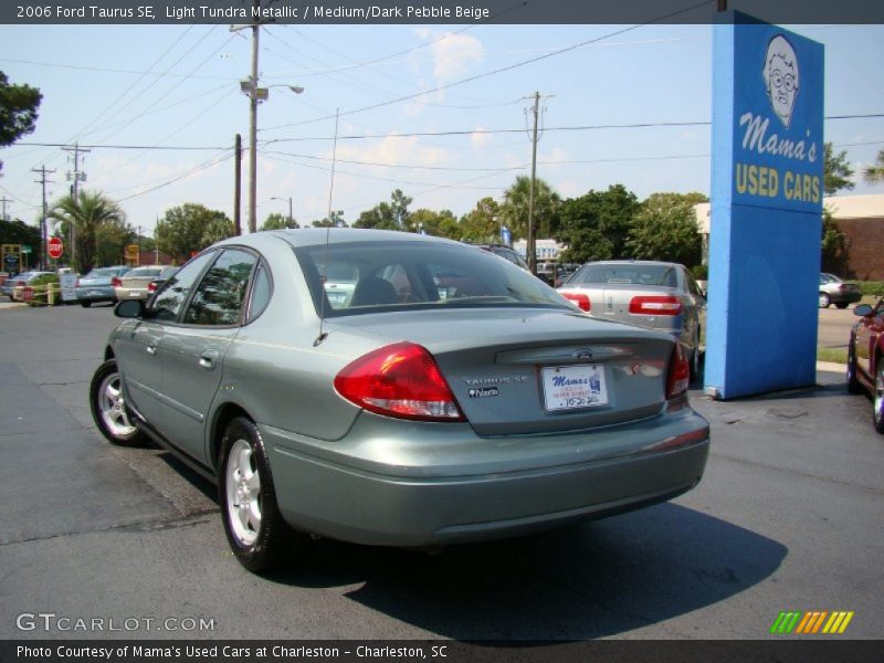 Light Tundra Metallic / Medium/Dark Pebble Beige 2006 Ford Taurus SE