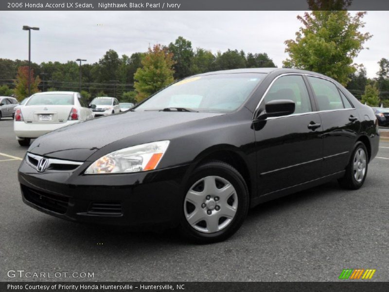 Nighthawk Black Pearl / Ivory 2006 Honda Accord LX Sedan