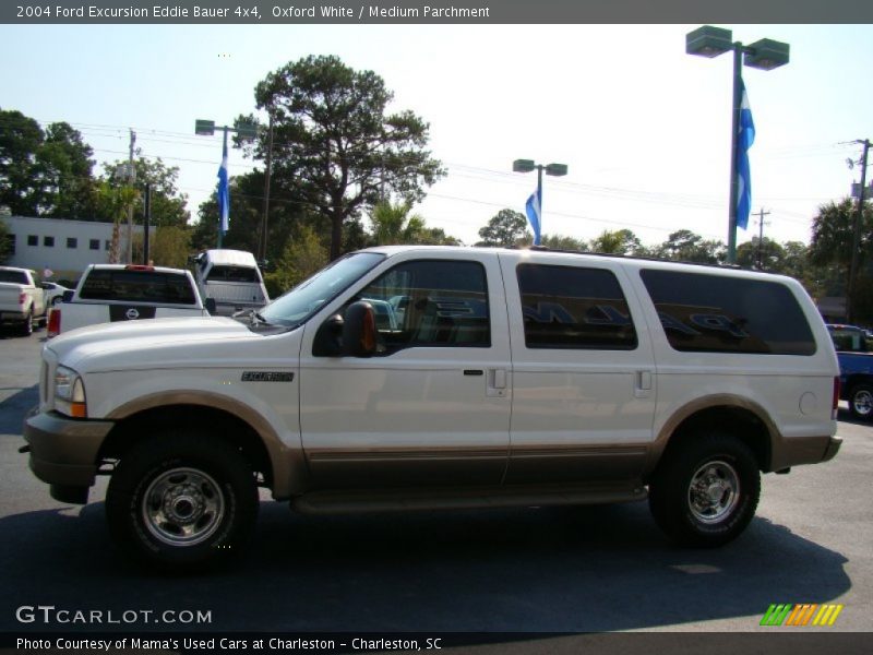 Oxford White / Medium Parchment 2004 Ford Excursion Eddie Bauer 4x4
