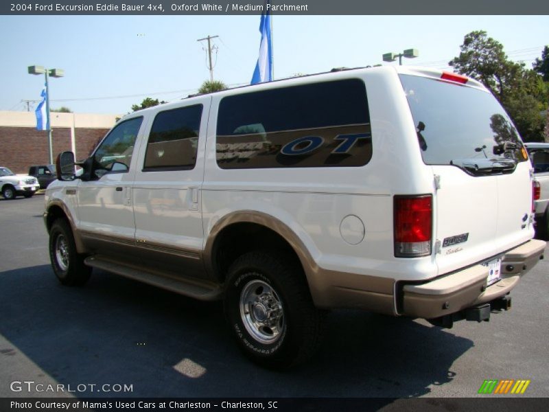Oxford White / Medium Parchment 2004 Ford Excursion Eddie Bauer 4x4