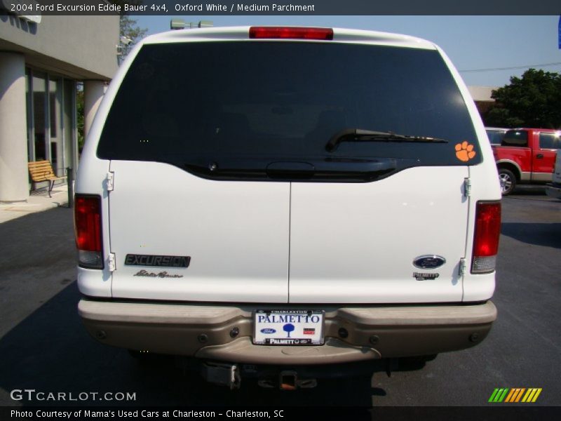 Oxford White / Medium Parchment 2004 Ford Excursion Eddie Bauer 4x4