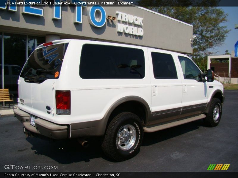 Oxford White / Medium Parchment 2004 Ford Excursion Eddie Bauer 4x4
