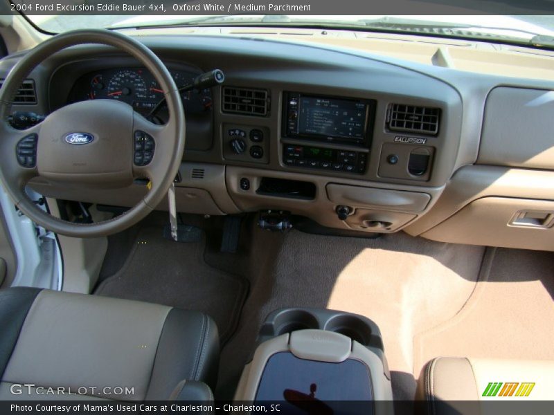 Oxford White / Medium Parchment 2004 Ford Excursion Eddie Bauer 4x4