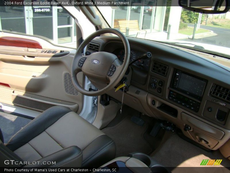 Oxford White / Medium Parchment 2004 Ford Excursion Eddie Bauer 4x4