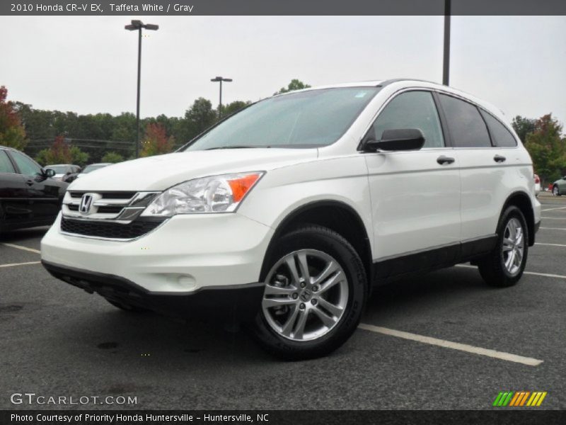 Taffeta White / Gray 2010 Honda CR-V EX