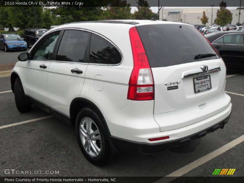 Taffeta White / Gray 2010 Honda CR-V EX