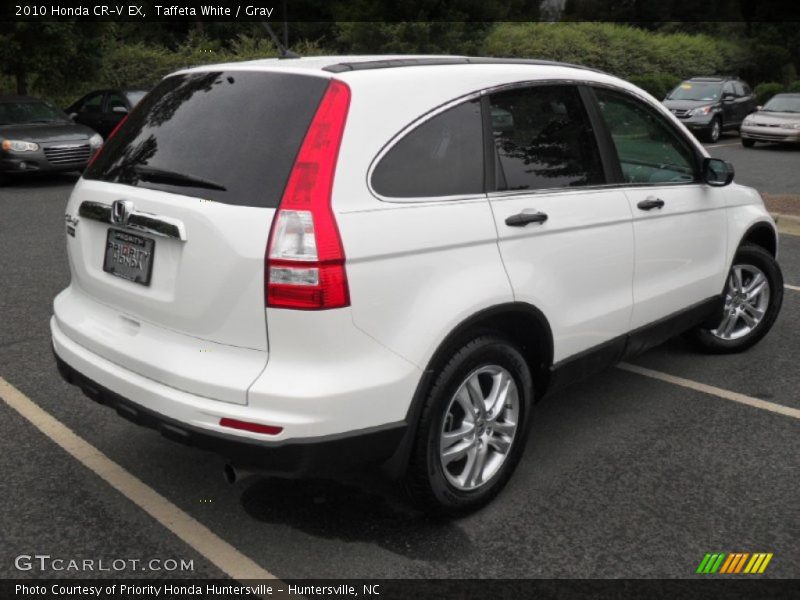 Taffeta White / Gray 2010 Honda CR-V EX