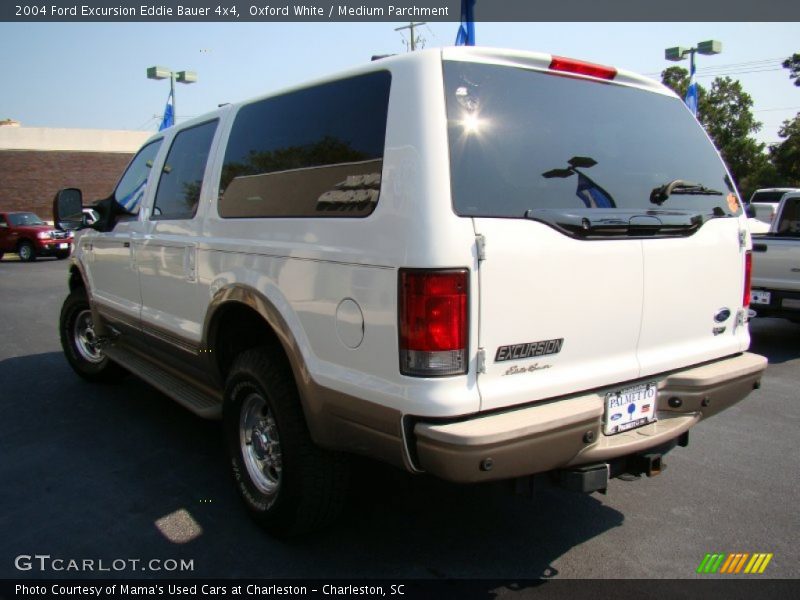Oxford White / Medium Parchment 2004 Ford Excursion Eddie Bauer 4x4