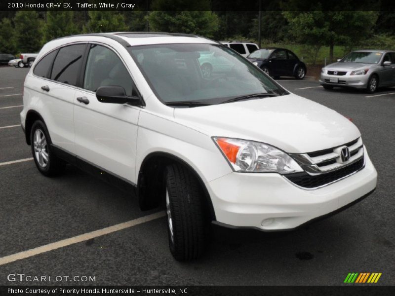 Taffeta White / Gray 2010 Honda CR-V EX