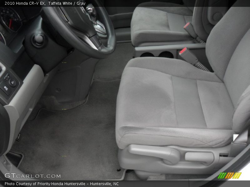 Taffeta White / Gray 2010 Honda CR-V EX