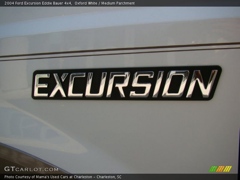 Oxford White / Medium Parchment 2004 Ford Excursion Eddie Bauer 4x4