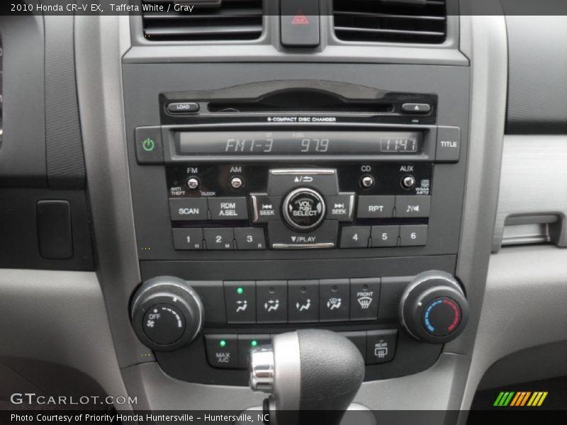 Taffeta White / Gray 2010 Honda CR-V EX