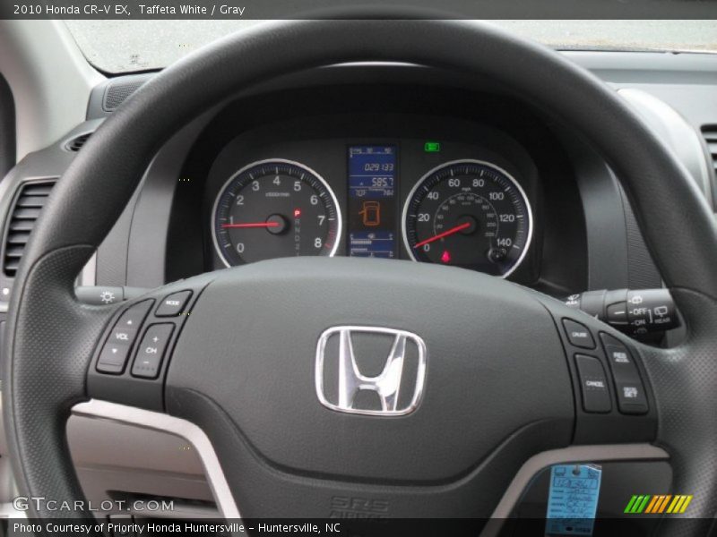 Taffeta White / Gray 2010 Honda CR-V EX