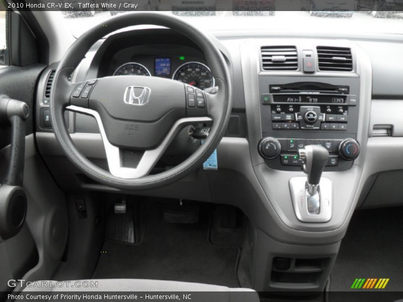 Taffeta White / Gray 2010 Honda CR-V EX