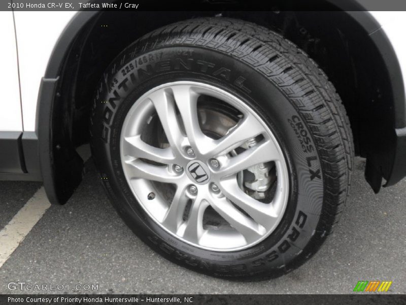 Taffeta White / Gray 2010 Honda CR-V EX
