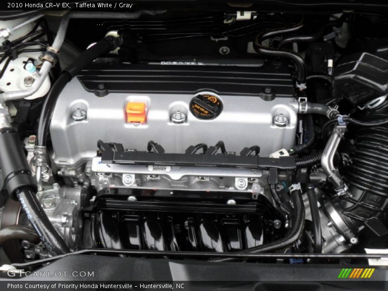 Taffeta White / Gray 2010 Honda CR-V EX