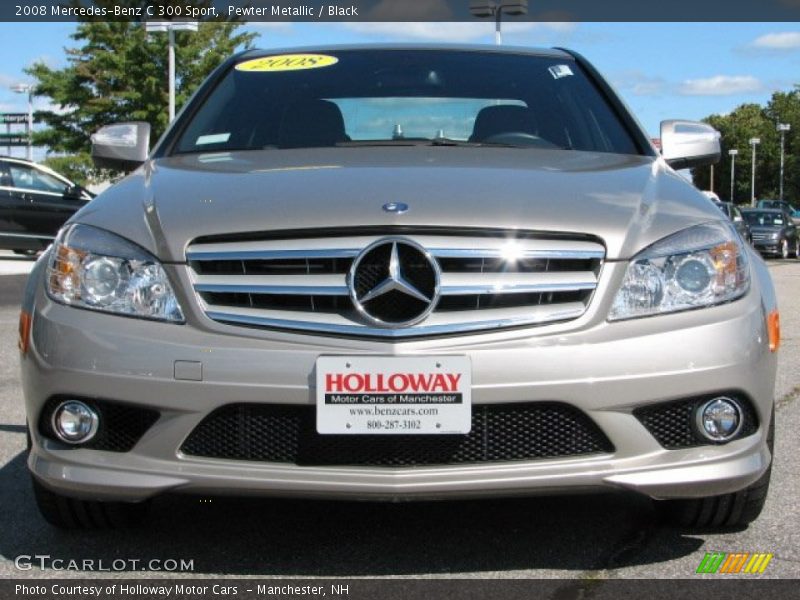 Pewter Metallic / Black 2008 Mercedes-Benz C 300 Sport