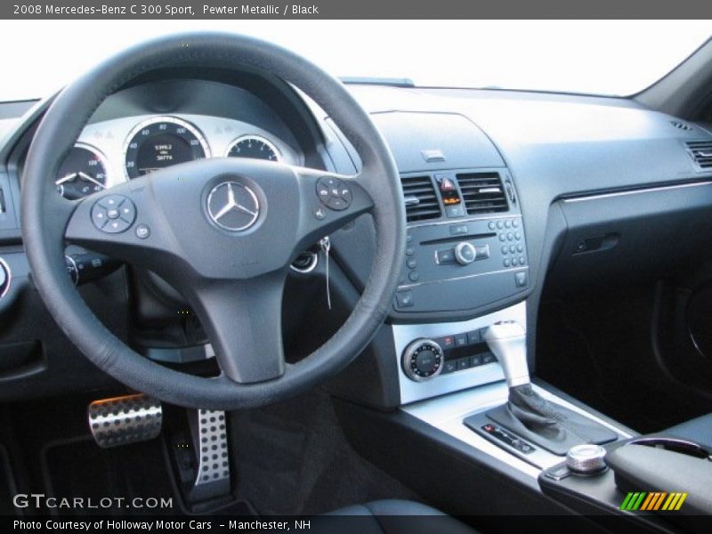 Pewter Metallic / Black 2008 Mercedes-Benz C 300 Sport