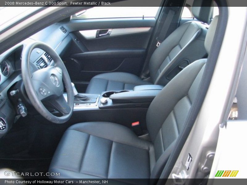 Pewter Metallic / Black 2008 Mercedes-Benz C 300 Sport