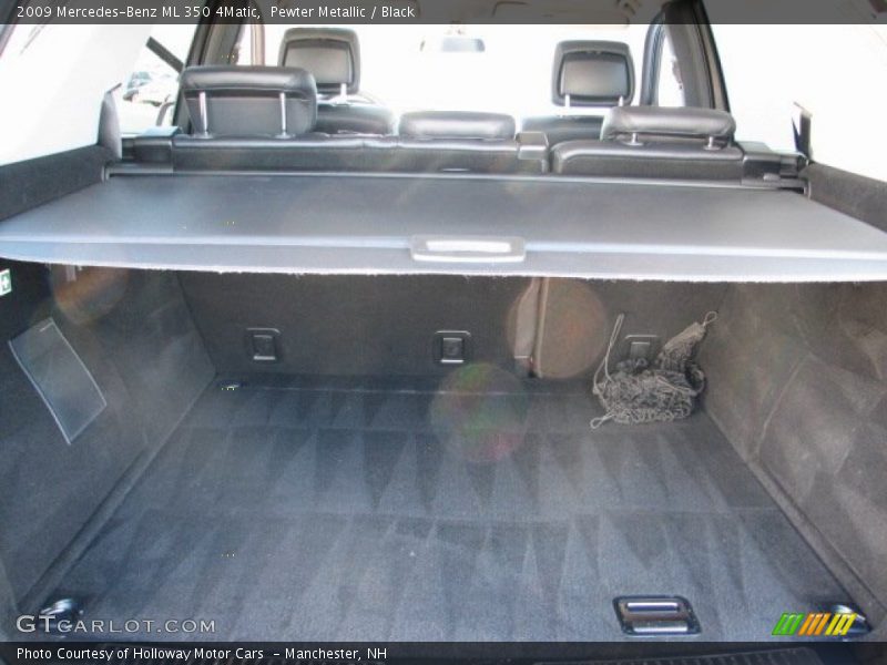 Pewter Metallic / Black 2009 Mercedes-Benz ML 350 4Matic