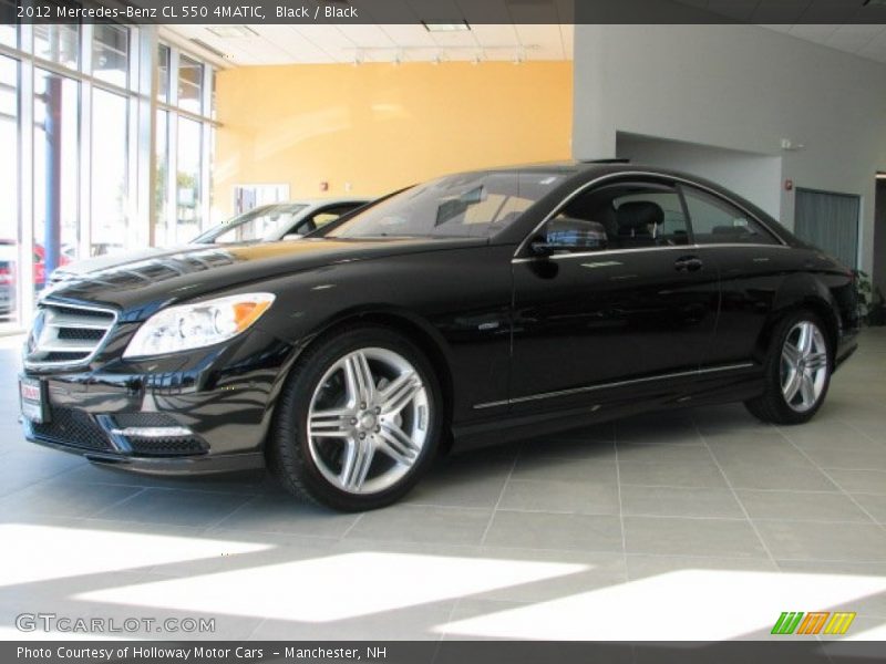 Black / Black 2012 Mercedes-Benz CL 550 4MATIC