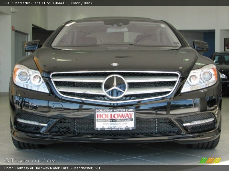 Black / Black 2012 Mercedes-Benz CL 550 4MATIC