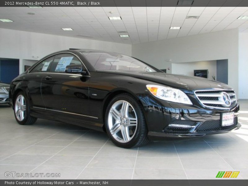 Black / Black 2012 Mercedes-Benz CL 550 4MATIC