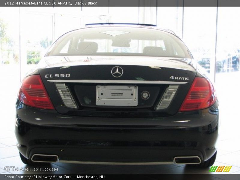 Black / Black 2012 Mercedes-Benz CL 550 4MATIC