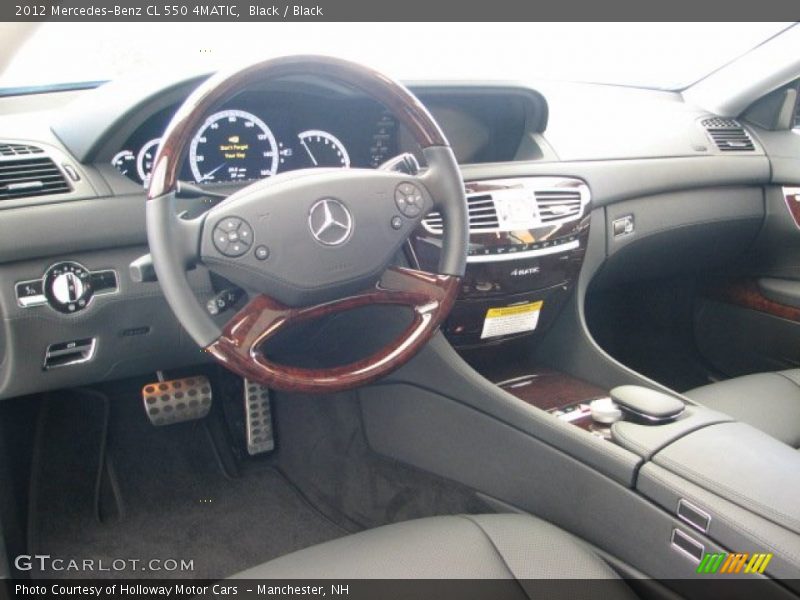 Black / Black 2012 Mercedes-Benz CL 550 4MATIC