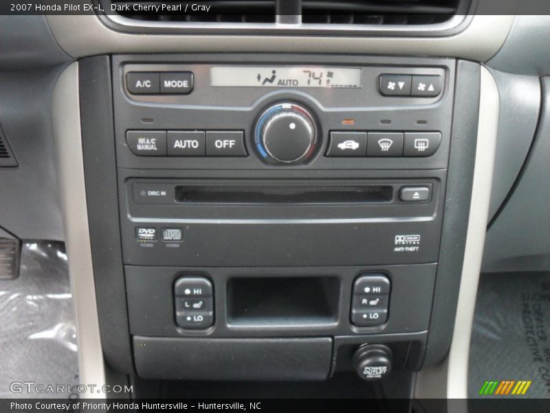 Controls of 2007 Pilot EX-L