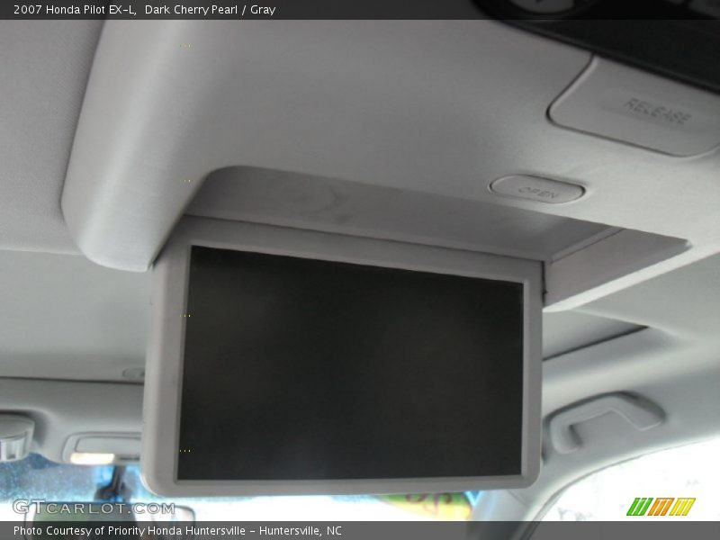 Dark Cherry Pearl / Gray 2007 Honda Pilot EX-L