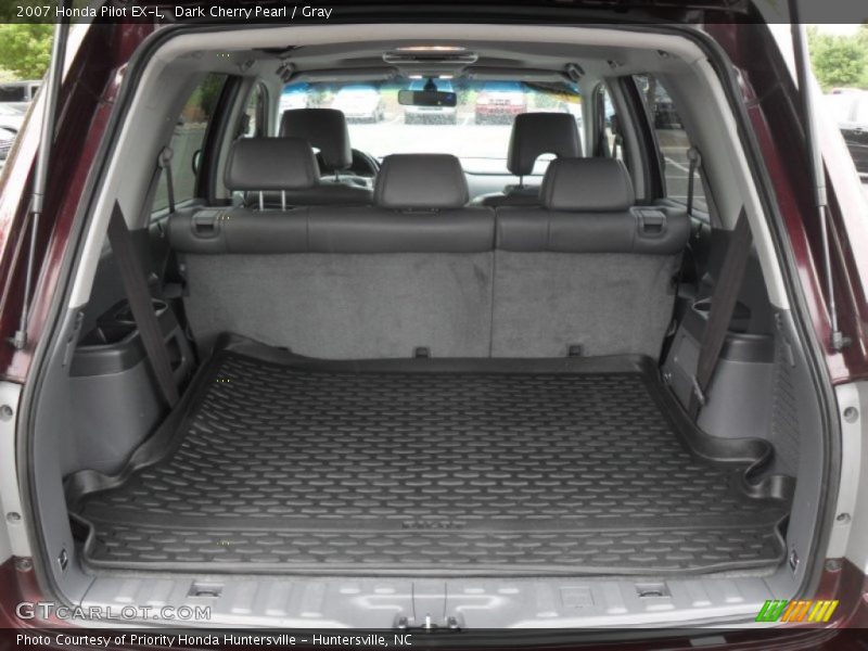 Dark Cherry Pearl / Gray 2007 Honda Pilot EX-L