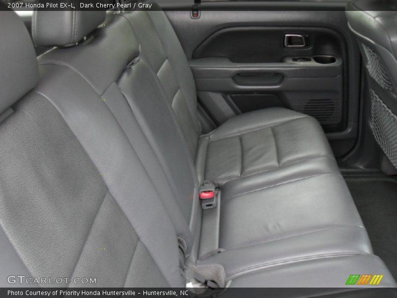 Dark Cherry Pearl / Gray 2007 Honda Pilot EX-L
