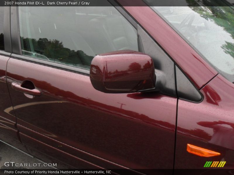 Dark Cherry Pearl / Gray 2007 Honda Pilot EX-L