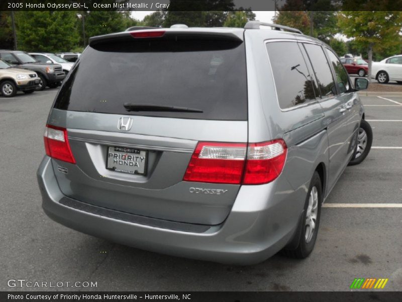 Ocean Mist Metallic / Gray 2005 Honda Odyssey EX-L