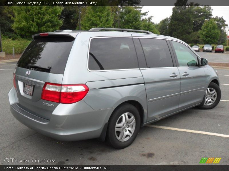Ocean Mist Metallic / Gray 2005 Honda Odyssey EX-L